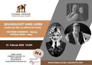 Flyer des Events «SEHNSUCHT UND LIEBE»