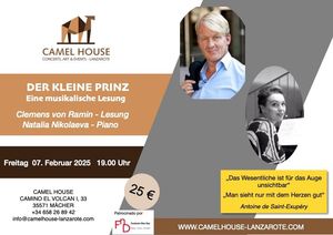 Flyer des Events «DER KLEINE PRINZ  Eine musikalische Lesung»