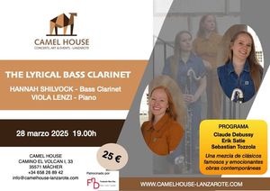 Flyer des Events «The Lyrical Bass Clarinet»