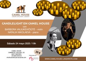 Flyer des Events «CANDLELIGHT EN CAMEL HOUSE»