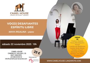 Flyer des Events «VOCES DESAFIANTES - ESPÍRITU LIBRE»